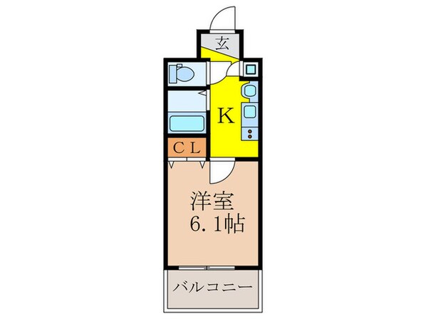 プレサンス新大阪クレスタ(1002)の物件間取画像